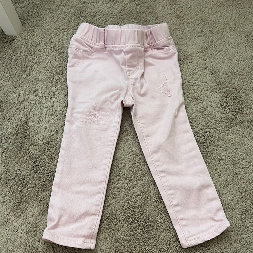 2T distressed pink Gap jeans